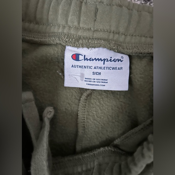 Champion Olive Green Jogger Pants Adult size small - Picture 3 of 8